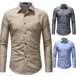 Men Long Sleeve Shirt 2018 Fashion Casual Shirts