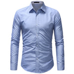 Men Long Sleeve Shirt 2018 Fashion Casual Shirts