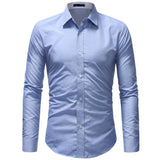 Men Long Sleeve Shirt 2018 Fashion Casual Shirts