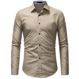 Men Long Sleeve Shirt 2018 Fashion Casual Shirts