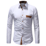 Men Long Sleeve Shirt 2018 Fashion Business Dress Shirt