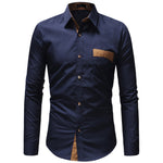 Men Long Sleeve Shirt 2018 Fashion Business Dress Shirt