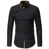 Men Long Sleeve Shirt 2018 Fashion Dress Shirt