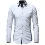 Men Long Sleeve Shirt 2018 Fashion Dress Shirt