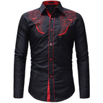 Men Long Sleeve Shirt 2018 Luxury